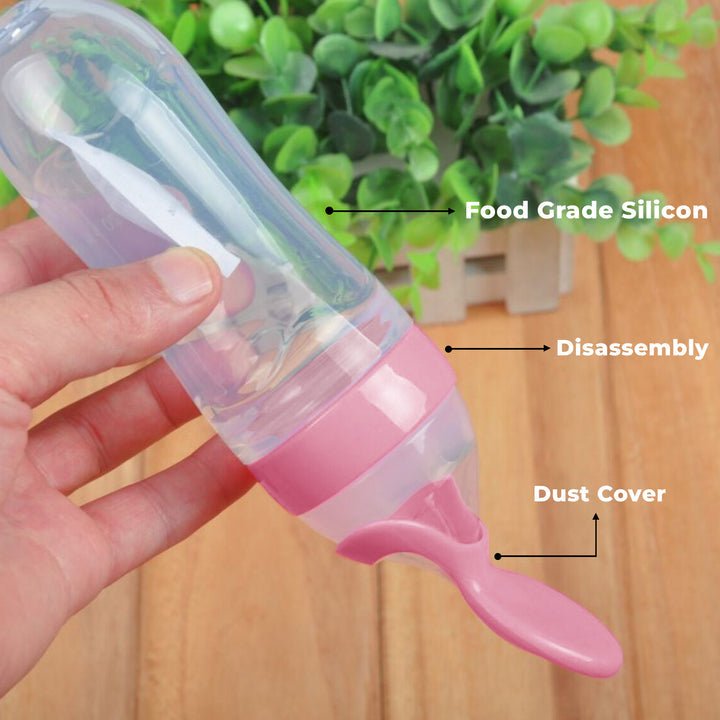 Baby Silicone Spoon Bottle
