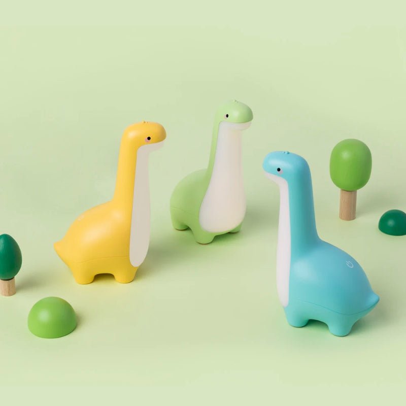 Cute Dinosaur Night Light – Eye-friendly, USB Rechargeable, Children's Room Decor.