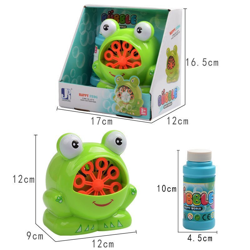 Cute Frog Bubble Gun – Automatic & Fun for Kids