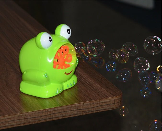 Cute Frog Bubble Gun – Automatic & Fun for Kids