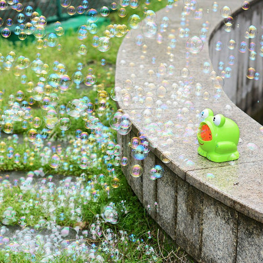 Cute Frog Bubble Gun – Automatic & Fun for Kids