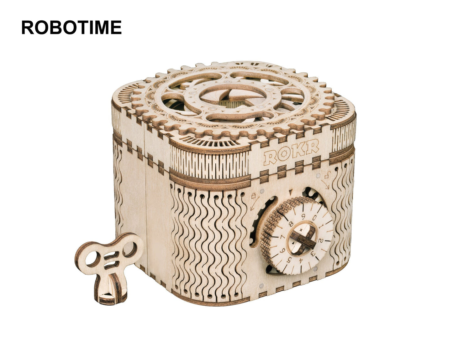 Robotime Rokr 123Pcs Treasure Box 3D Wooden Puzzle – Creative Gift for All Ages