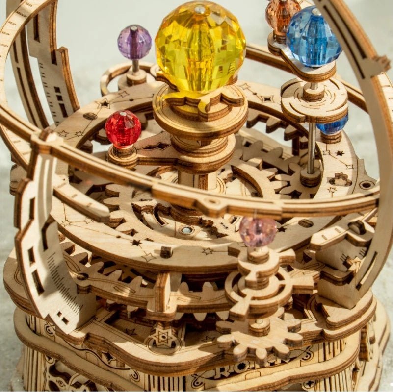 Robotime Rokr 3D Wooden Music Box – Assembly Puzzle Toy for Kids, Birthdays & Christmas (AMK51)