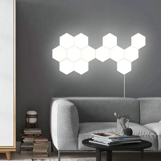 Wireless App-Controlled LED Honeycomb Light – Modular, DIY Hexagon for iOS & Android
