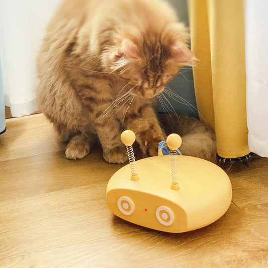 Electric Cat Toy – Interactive Laser & Teaser Robot for Fun and Exercise