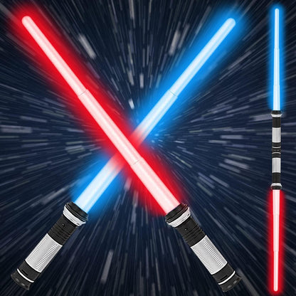 2-Pack LED Light-Up Lightsabers with Sound, 7 Colors – Perfect for Kids' Parties.