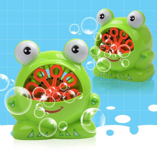 Cute Frog Bubble Gun – Automatic & Fun for Kids