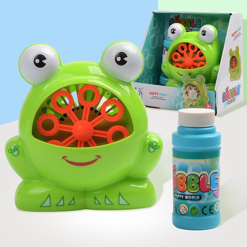 Cute Frog Bubble Gun – Automatic & Fun for Kids