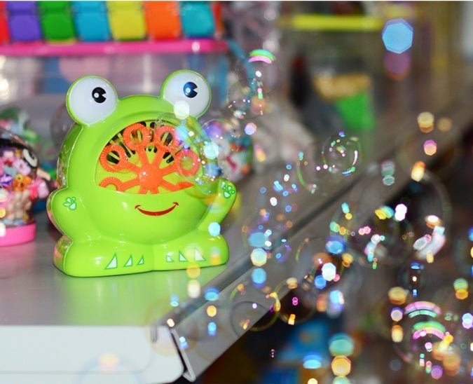 Cute Frog Bubble Gun – Automatic & Fun for Kids