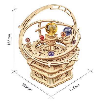 Robotime Rokr 3D Wooden Music Box – Assembly Puzzle Toy for Kids, Birthdays & Christmas (AMK51)