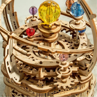 Robotime Rokr 3D Wooden Music Box – Assembly Puzzle Toy for Kids, Birthdays & Christmas (AMK51)