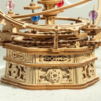 Robotime Rokr 3D Wooden Music Box – Assembly Puzzle Toy for Kids, Birthdays & Christmas (AMK51)